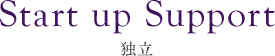 Start up Support 独立